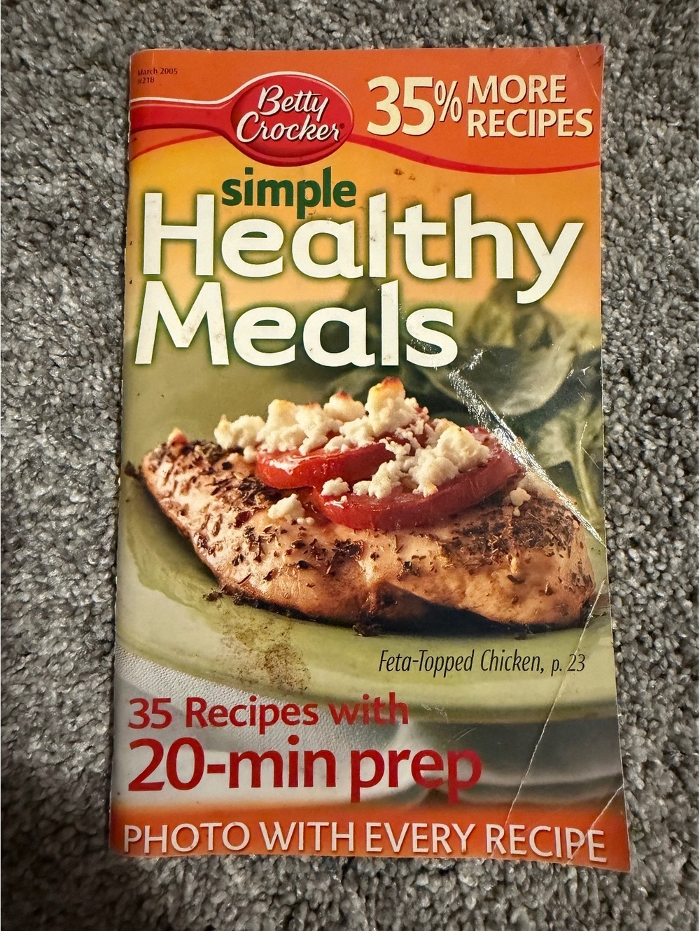 Betty Crocker Simple Healthy Meals Cookbook Magazine - 35 Recipes with 20-min.